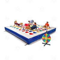Jeu de Twister gonflable géant pour enfants Backyard Summer Fun Giant Gonflable Twister Game Rental Twister