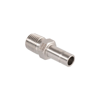 Adaptateurs de compression mâles forgés en acier inoxydable 316, de tube fractionnel à filetage NPT, de 1/16 à 1 1/2 pouce, pour raccord de tube eau/gaz