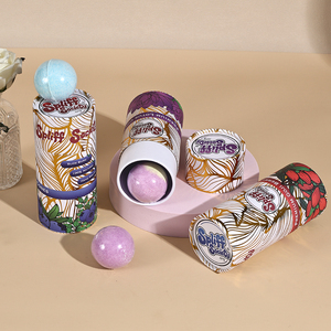 Emballage de tube en papier kraft de luxe produit personnalisé Tube en carton Push Up pour bouteilles étanches - Product Image 1