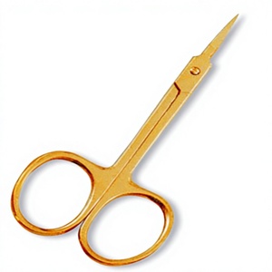 Tijeras Profesionales para Cutículas de Acero Inoxidable, Hojas Rectas, para Diestros, para Recortar Uñas, Manicura, Pedicura, Herramienta de Belleza - Product Image 1