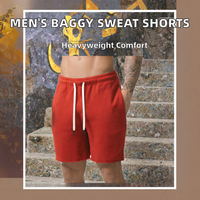 Shorts de sport décontractés en mélange de coton pour hommes, pantalons d'entraînement athlétiques, logo personnalisé, vêtements de sport, fabricant OEM
