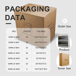 Có thể khóa năng lượng mặt trời hệ thống hộp điều khiển điện 36 cách hai hàng IP66 tường chống thấm nước Hộp nối - Product Image 5