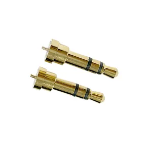 Gold Nickel Plated 3.5 Four-level Plug-in Board Male Audio Jack Male Headsets Plug Audio Connector 3.5 Audio Socket Plug