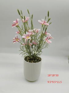 Macetas decorativas para <span class=keywords><strong>interiores</strong></span> de cerámica esmaltada moderna nórdica de fabricante directo, maceta elegante para flores <span class=keywords><strong>artificiales</strong></span> - Product Image 3