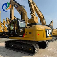 Excavatrice d'occasion CAT320 Caterpillar, excavatrice de 20 tonnes, robuste et puissante, pour travaux de construction, d'excavation et d'exploitation minière
