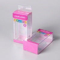 Boîte d'emballage personnalisée en plastique transparent pour jouets, boîte de présentation en PET transparente avec logo personnalisé pour le rangement de jouets pour enfants, cadeau, fabricant