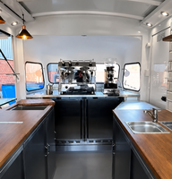 Camion de restauration électrique personnalisé avec équipement de cuisine pour shawarma, idéal pour les services de traiteur mobile et la vente de nourriture de rue