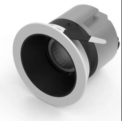 Spot LED encastré en aluminium à hauteur réglable, angle de faisceau 120°, intensité variable, blanc chaud 5000K, design moderne, IRC90, garantie 3 ans - Product Image 3
