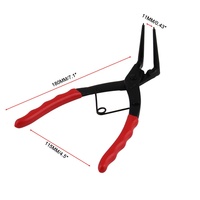Pince à anneau élastique cylindrique robuste dissolvant d'anneau interne pince à circlips de retenue pince à bec long de flexion à 90 degrés