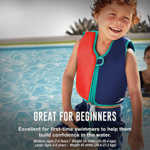سترة نجاة للأطفال من النيوبرين بالجملة ، سترة رياضية مائية تعويم 22-66 رطلاً للأولاد والبنات ينجرف النشاط الخارجي - Product Image 3