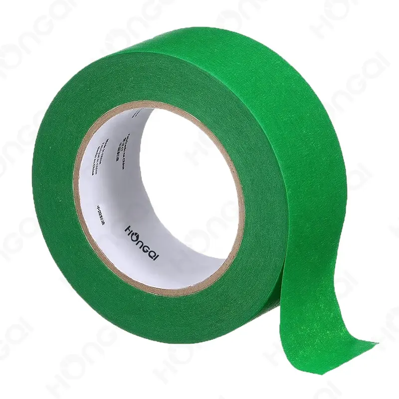 Ruban de masquage vert multi-surfaces pour peintre, colle acrylique résistante aux UV, sans résidu, dégagement propre, lot de 6 1,88 pouces et 60 mètres.