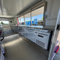 Remorque à crêpes clé en main à 2 essieux avec four à pizza, en aluminium galvanisé, pour la plage, fabricant et fournisseur chinois