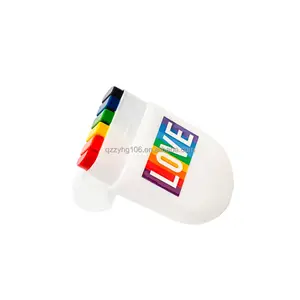 Lesben Homosexuell Stolz Regenbogen LIEBE Gesichts farbe für LGBT-Zubehör Feiern Geburtstags feier Festivals Make-up-Zubehör
