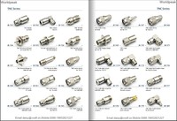 Câble RF coaxial TNC mâle vers connecteur SMA coude femelle adaptateur coaxial plaqué argent câble BNC/connecteur de type DIN/QMA/SMB/UHF/n
