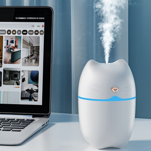 Xách tay LED ánh sáng mini phun sương tạo độ ẩm dễ thương ướt hương thơm tinh dầu khuếch tán xe USB khuếch tán không khí YS hương liệu - Product Image 4