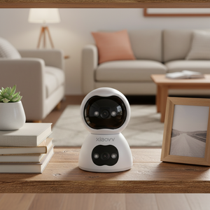 Yüksek Kaliteli 4MP CMOS Sensörlü Ev Tipi Mini PTZ Kamera Tam Renkli Gece Görüşü Hareket Algılama Bulut/TF Kart Depolama İç Mekan 360 - Product Image 2