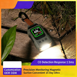 Détecteur de monoxyde de carbone portable pour le camping en voiture, testeur de fuite de gaz <span class=keywords><strong>CO</strong></span> personnalisé avec aspiration magnétique - Product Image 2
