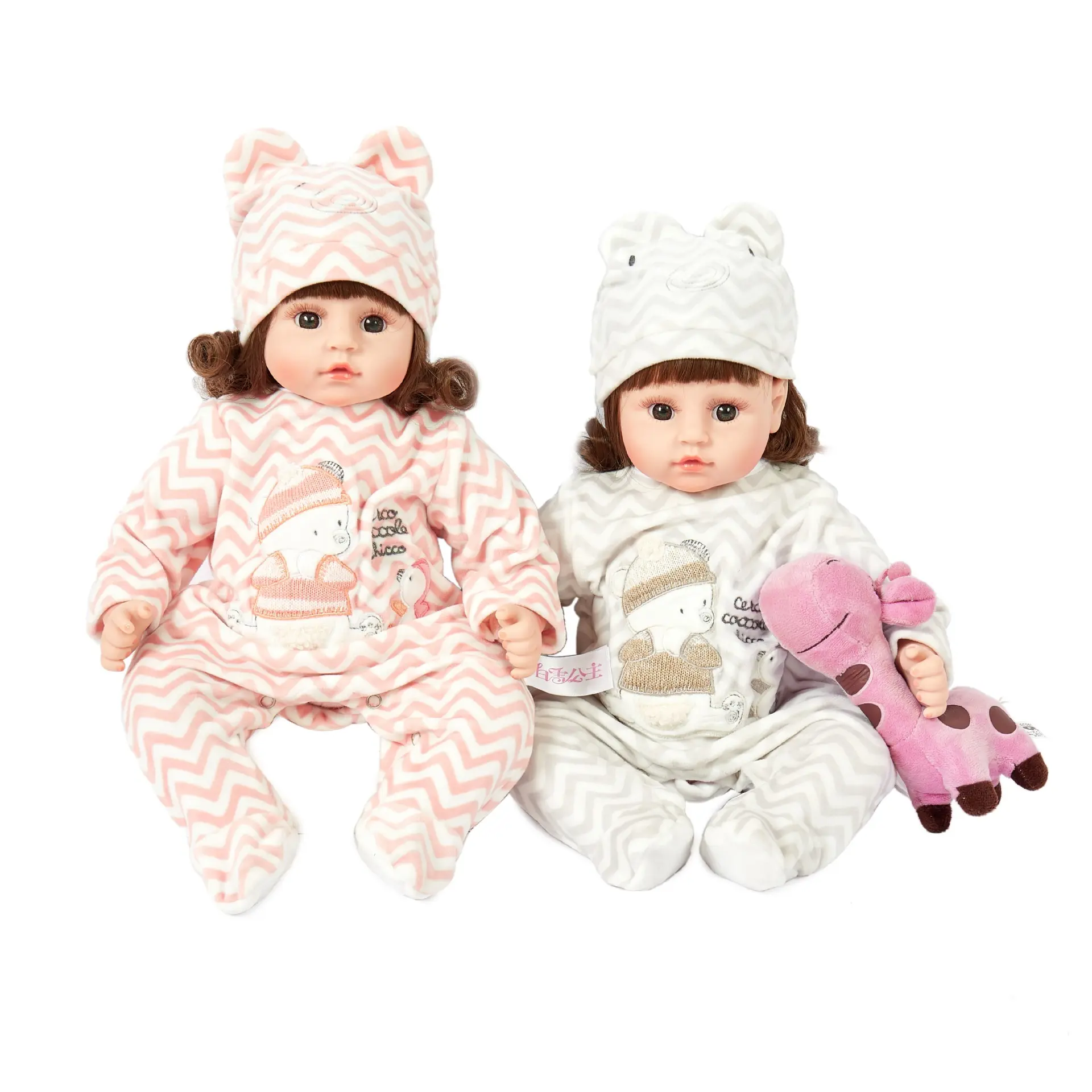 13.5 인치 시뮬레이션 아기 인형 장난감 잠자는 인터랙티브 45cm 인형 방향 유도 조기 교육 어린이 장난감 인형