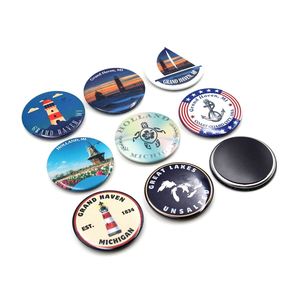 32Mm 35Mm 40Mm 50Mm 58Mm 70Mm 75Mm Tin Button Souvenir Customized Multicolor Small <b>Fridge</b> Round Magnets - Product Image 3