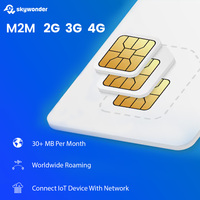 International IoT Data Works Unlimited IoT Sim Card Roaming Card para dispositivo de seguimiento GPS