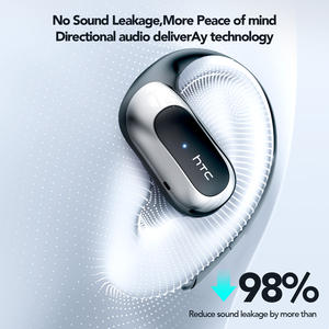سماعات أذن لاسلكية HTC NE21 بتقنية بلوتوث 6.0، سماعات رياضية بزمن استجابة منخفض للغاية، مناسبة للألعاب والموسيقى والهواتف الذكية - Product Image 5