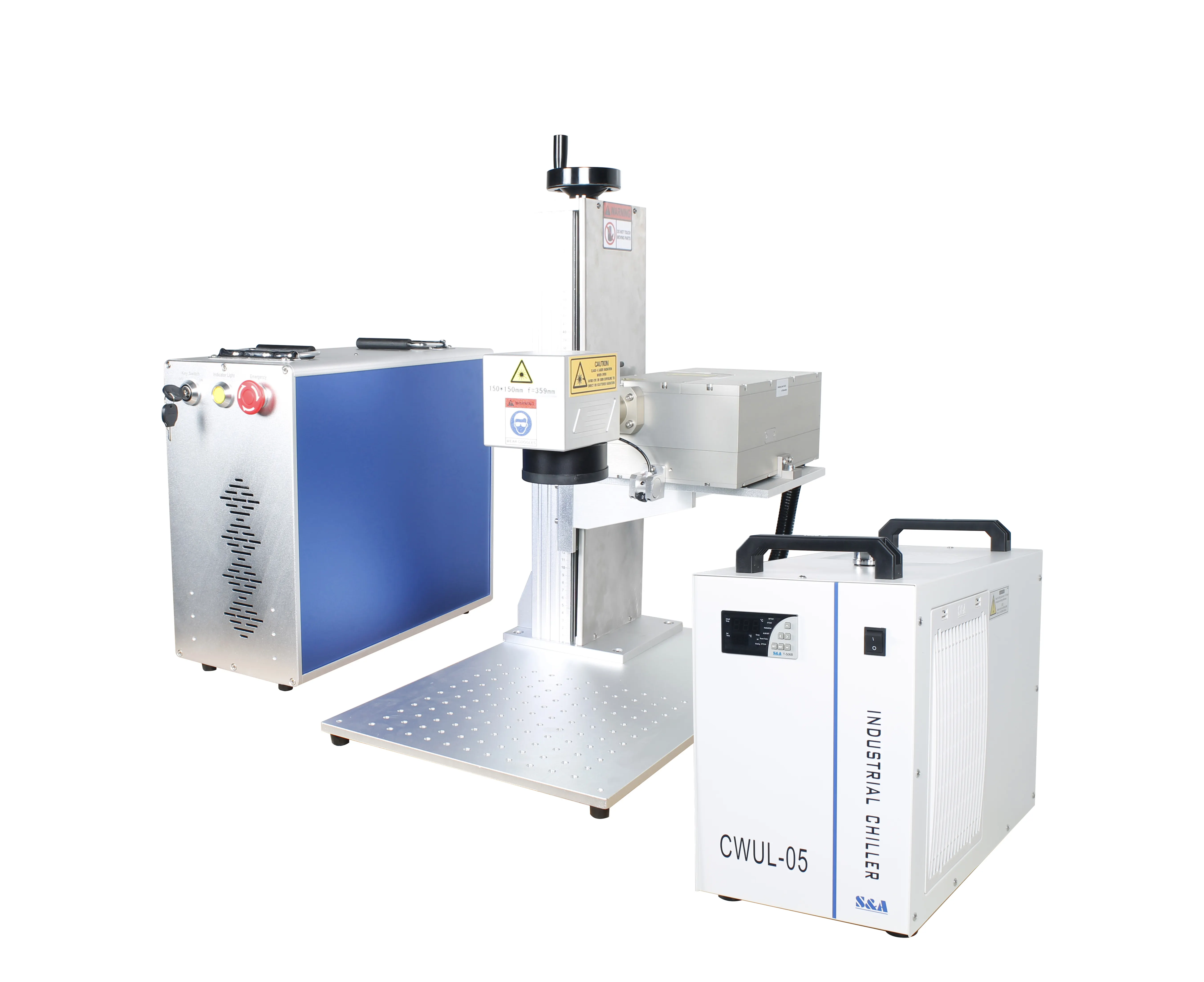 Free Marking Samples Portable Size JPT Laser Source 10W Water Cooling UV Laser Engraving Machine mark Metals Glass Crystal