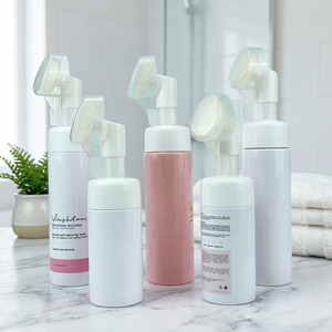 Fast Deliver Empty Cosmetic Facial Cleanser <b>Bottle</b> 120ml PET Plastic Mousse Foam <b>Pump</b> <b>Bottle</b> - Product Image 1