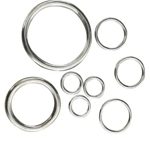 Marine Rigging Hardware Bag Accessories Stainless Steel Chain Linking Metal Welded Round O Ring