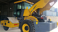 Rouleau Vibratoire Diesel Industriel 100 kW XS103H, Machine Routière de 10 Tonnes pour le Compactage des Sous-sols Routiers