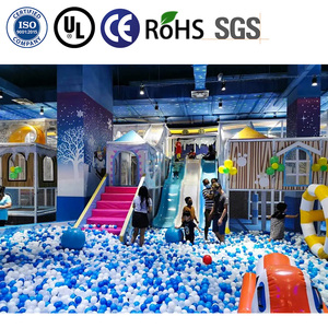 Parc d'attractions intérieur pour enfants : Piscine à balles personnalisée, Piscine à sable, Lit de saut et d'escalade, Château gonflable - Product Image 3