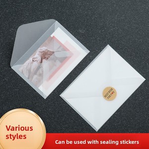 Enveloppes en papier calque transparent, vente en gros, pour cartes postales vintage <span class=keywords><strong>de</strong></span> <span class=keywords><strong>mariage</strong></span>, invitations, protège-documents, avec logo. 3 B6 Chine - Product Image 3