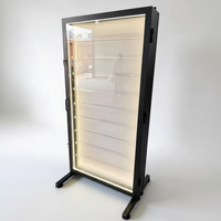 Dernier design : Présentoir lumineux en métal transparent avec LED pour cartes gradées PSA
