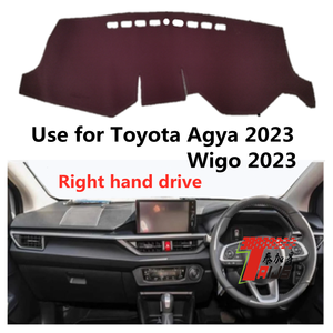 Taijs usine protection voiture tableau de bord couverture voiture tableau de bord tapis utilisation pour <span class=keywords><strong>Toyota</strong></span> Wigo <span class=keywords><strong>Aygo</strong></span> <span class=keywords><strong>2023</strong></span> 2024 - Product Image 3