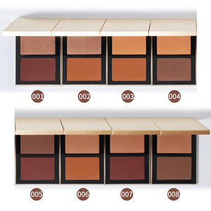 Palette de Contouring Poudre Bronzante Cosmétique en Gros sous Marque Privée Personnalisée pour Visage et Corps Maquillage - Product Image 2