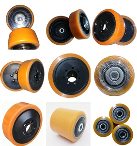 ล้อขับเคลื่อน Jungheinrich 50030509 ของแท้และ PU แบบหกรู ขนาด 343x114-80 มม. สำหรับ ETV ETM ETVQ - Product Image 5