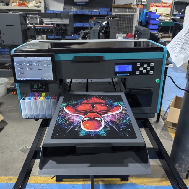 2025 New High Resolution Direct to Garment Textile Ink Automatic 4720 a3 DTG Printer for T-Shirt Printing Machine