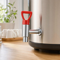 Robinet de Remplacement Premium en Acier Inoxydable pour Distributeur de Boissons, Robinet Réglable Antirouille de 1/2 Pouce avec Poignée Confortable