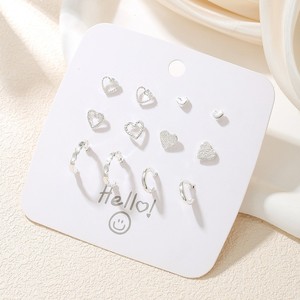 Fashion <b>Stud</b> <b>Earrings</b> Set <b>Crystal</b> Claw Setting Flower Shape Gift Jewelry Made In China - Product Image 3
