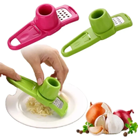 Mini-râpe multifonctionnelle AES en acier inoxydable pour cuisine – Hachoir, trancheuse, râpe – Utilisation manuelle, durable, facile à nettoyer