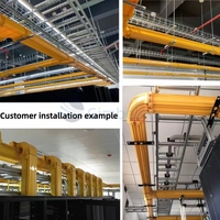 Goulotte de câblage optique pour centre de données Fiber Runner en PVC/ABS, compatible 5G, pour usage industriel, station de base de rail à grande vitesse