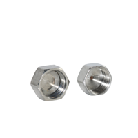 DKV 304 Capuchon hexagonal en acier inoxydable Filetage femelle ASME DIN JIS BS BSP Capuchon hexagonal fileté NPT 150 # Capuchon hexagonal fileté