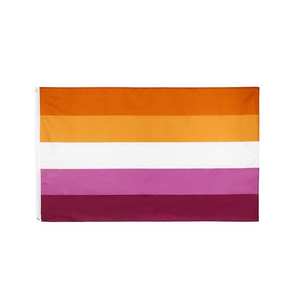 Bandera Arcoíris LGBT de Doble Costura, Económica y Ecológica, para Interiores y Exteriores, para Lesbianas, Transgénero, Orgullo Gay, 3x5 - Product Image 4