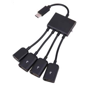 Type-C 3.1 Hub 4 Port <b>Usb</b> 3.0 <b>Splitter</b> With Charge And Otg Support For Laptop And Mobile Devices - Product Image 2