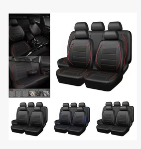 Fundas de Asiento de Coche de Cuero Nappa de Lujo YLD, 5 Piezas, Cómodas y Protectoras para Asientos Delanteros y Traseros, Diseño de Estilo Ejecutivo para el <span class=keywords><strong>Interior</strong></span> - Product Image 3