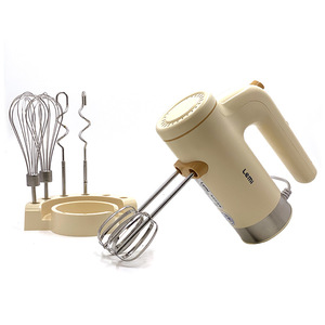 Netmego Handheld Electric Mixer With Wire Whip Dough Hook Flat Beater Multi Speed Adjustable For Kitchen Use - Product Image 3