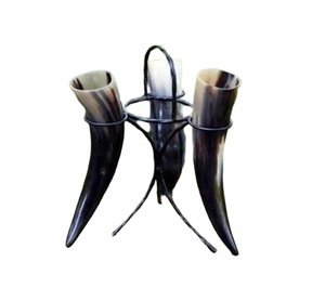 Bocina para beber con soporte de cinco piezas, conjunto de fiesta con logotipo personalizado de Color Natural, de lujo, para boda y Hotel, gran oferta, bajo pedido mínimo - Product Image 2