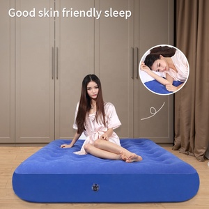 Colchón Futón Hinchable Plegable para Tienda de Campaña Flocado Cama de Aire Alta con Bomba Integrada - Product Image 4