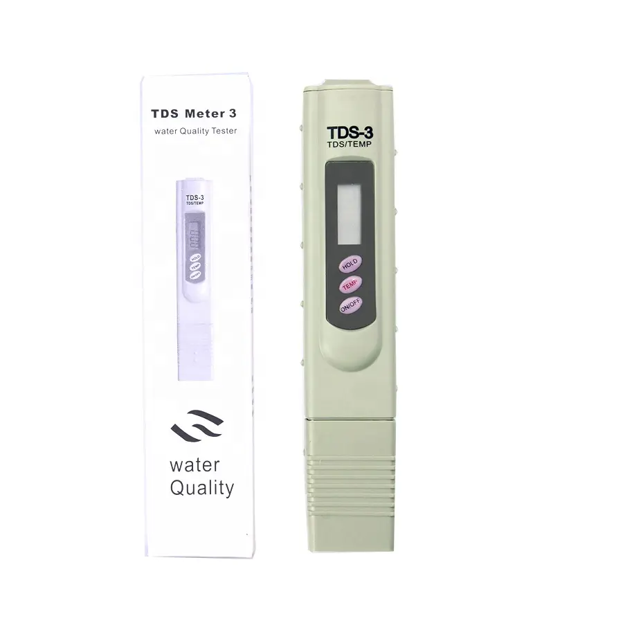 Kosteneffectieve TDS-3 Meter Met Temperatuurmeter Tds Ppm Tester Voor Het Testen Van Waterzuiverheid Digitale Tds Meter Voor Aquarium