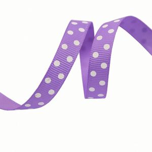 <b>Easter</b> Collection Vibrant Polyester Fashion 1cm 10 Yards Polka Dot & Stripe Grosgrain Ribbon for <b>Gift</b> Wrapping & <b>Basket</b> Decor - Product Image 5