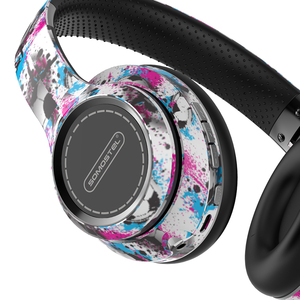 <span class=keywords><strong>Casque</strong></span> <span class=keywords><strong>de</strong></span> <span class=keywords><strong>jeu</strong></span> sans fil Somostel Cool Graffiti LED avec éclairage, basses profondes, écouteurs sportifs, Audifonos Inalambricos Auricular - Product Image 6